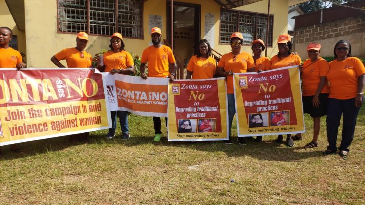 ZONTA CLUB OF IBADAN EMBARK ON NO-VIOLENCE STREET CAMPAIGN