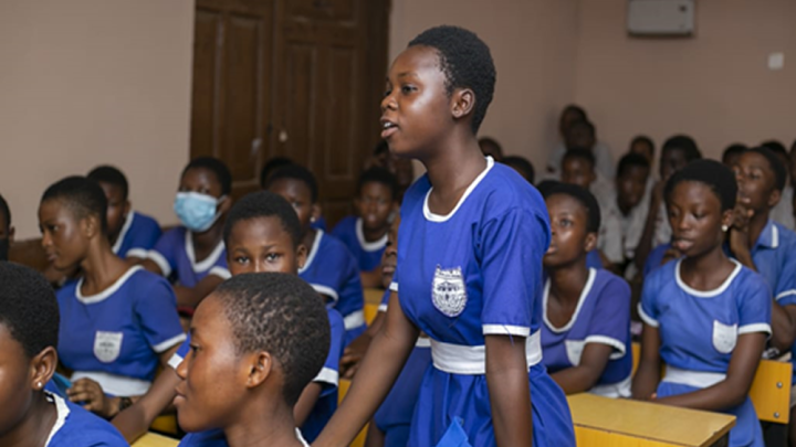 Library projecrt for schools in the GA east municipality of greater Accra region in Ghana