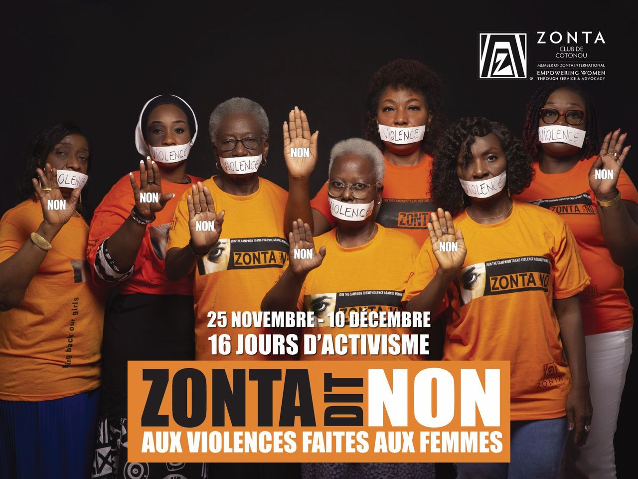 Zonta club of Cotonou : Creation of visuals posters