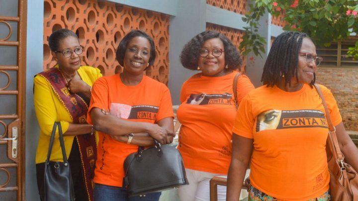 Zonta Club of Cotonou : visit in the village of Tokan